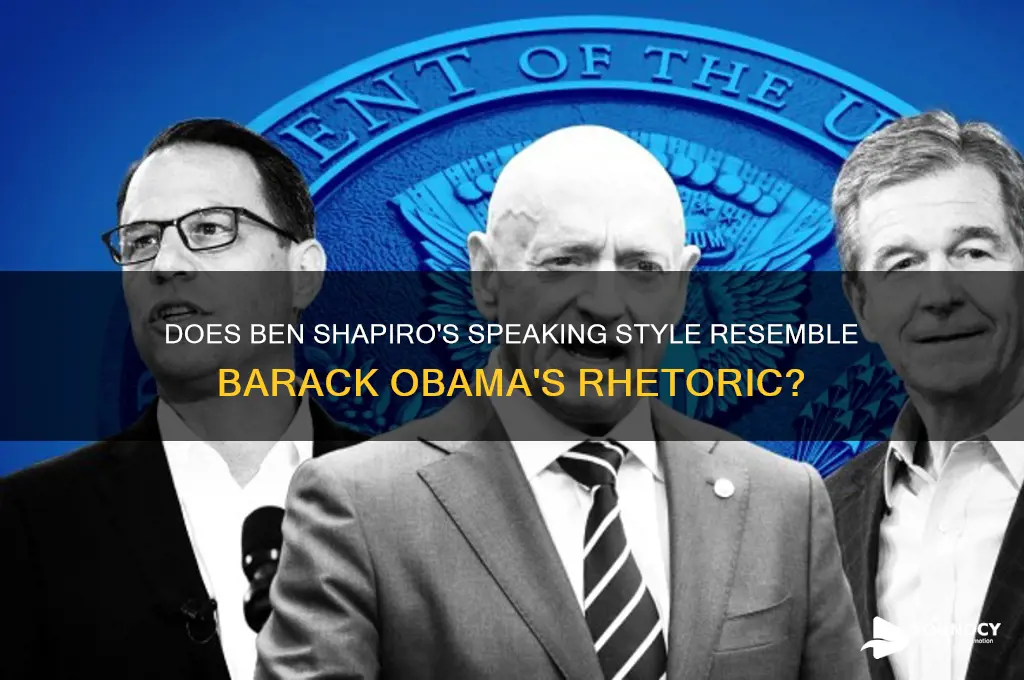 does shapiro sound like obama