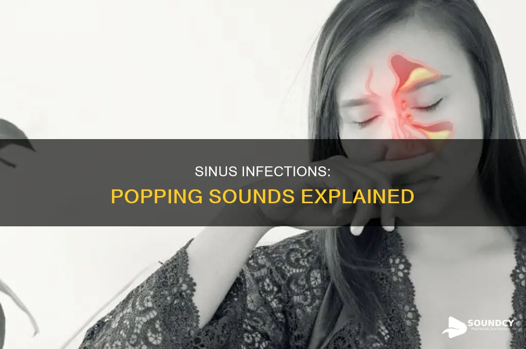 does sinsus infection cause popping sound