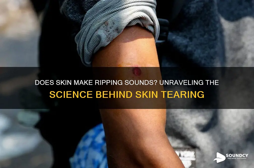 does skin make ripping sounds