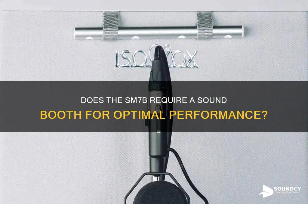 does sm7b need sound booth