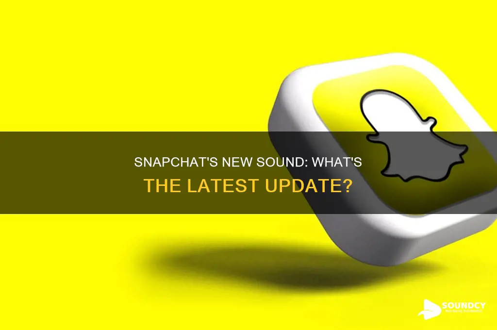 does snapchat have a new sound