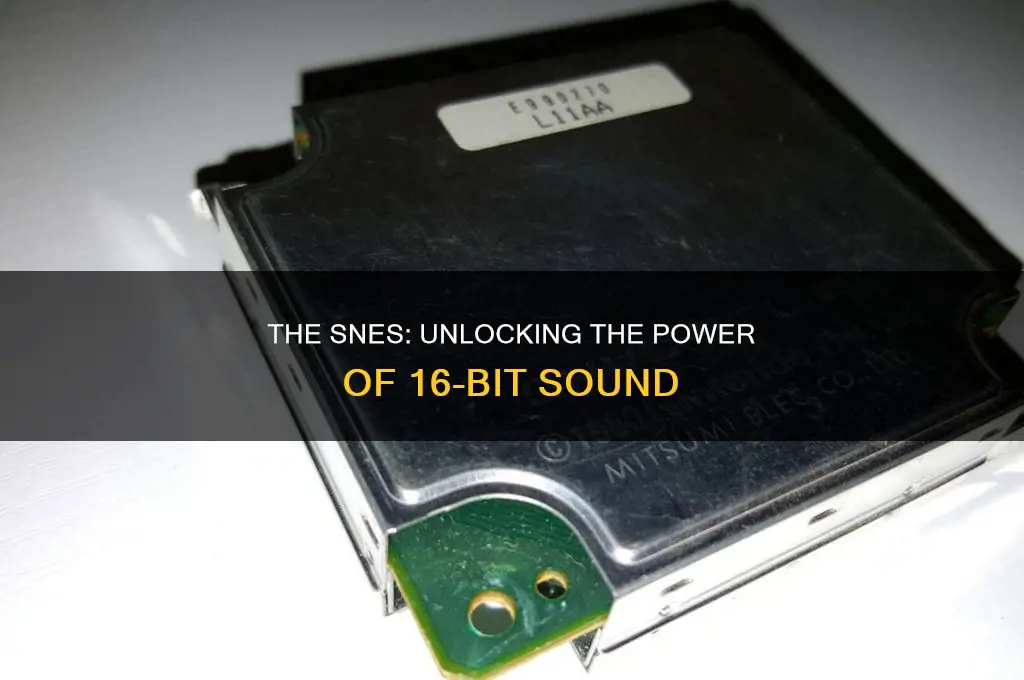 does snes have 16 bit sound