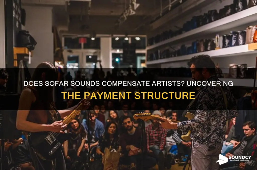 does sofar sounds pay artists