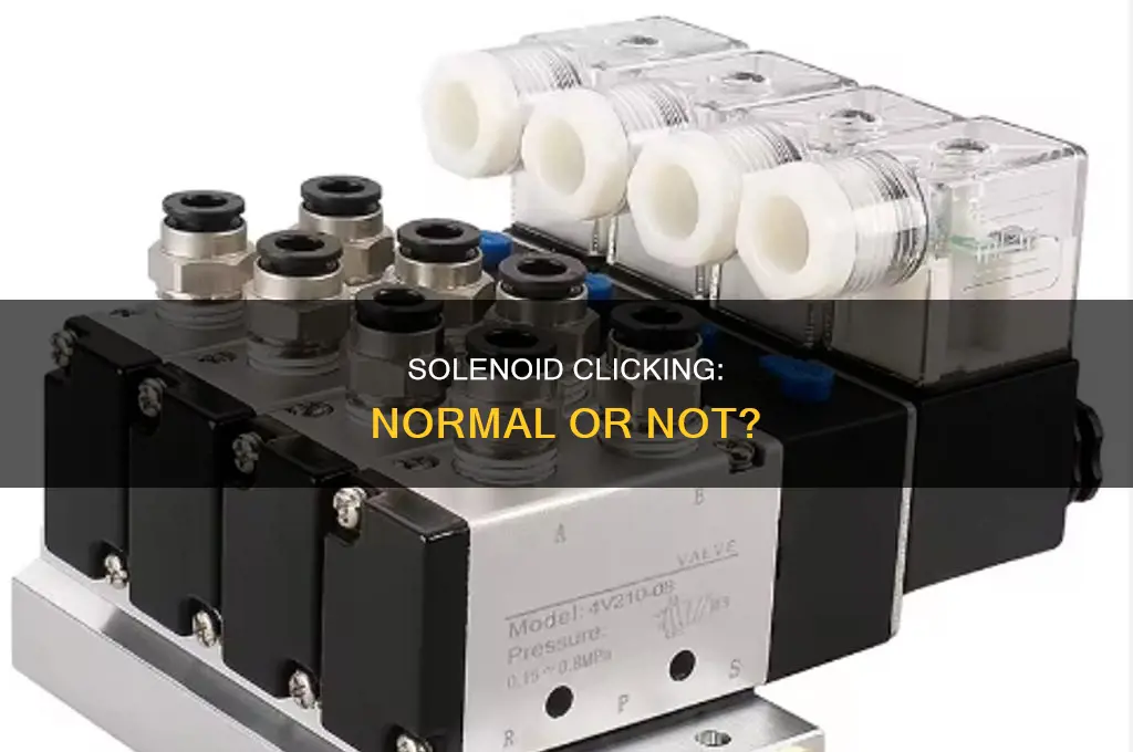 does soleniod supposed to click sound