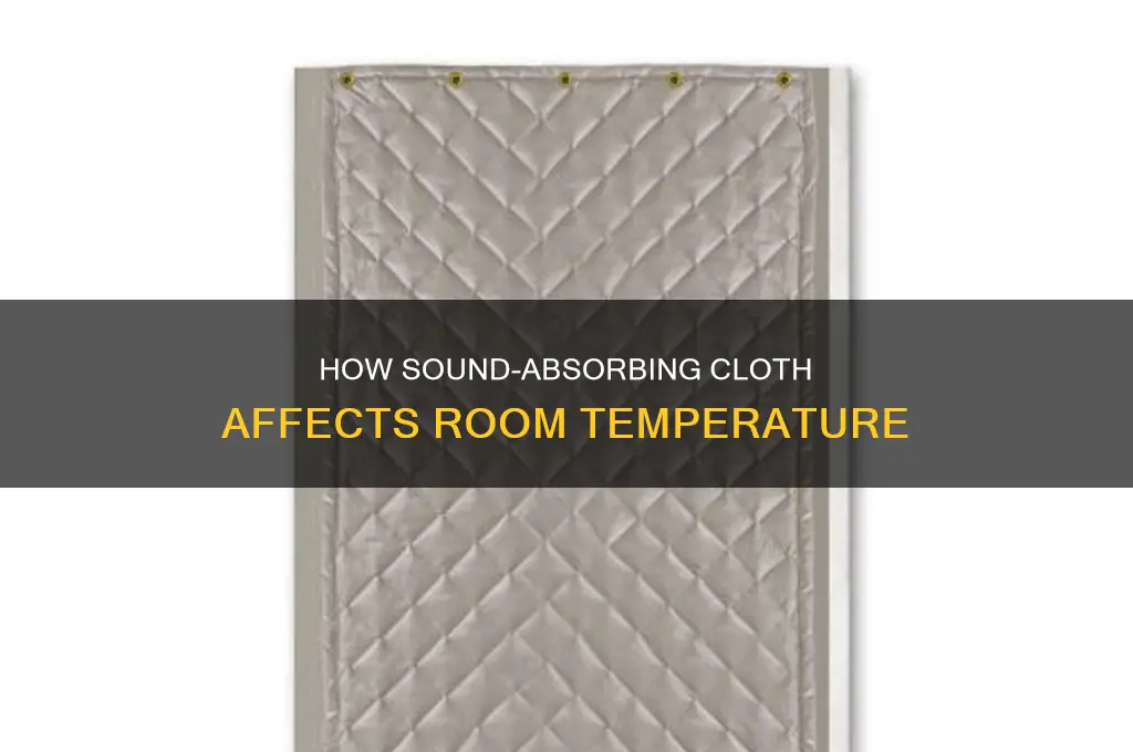 does sound absorbing cloth create heat