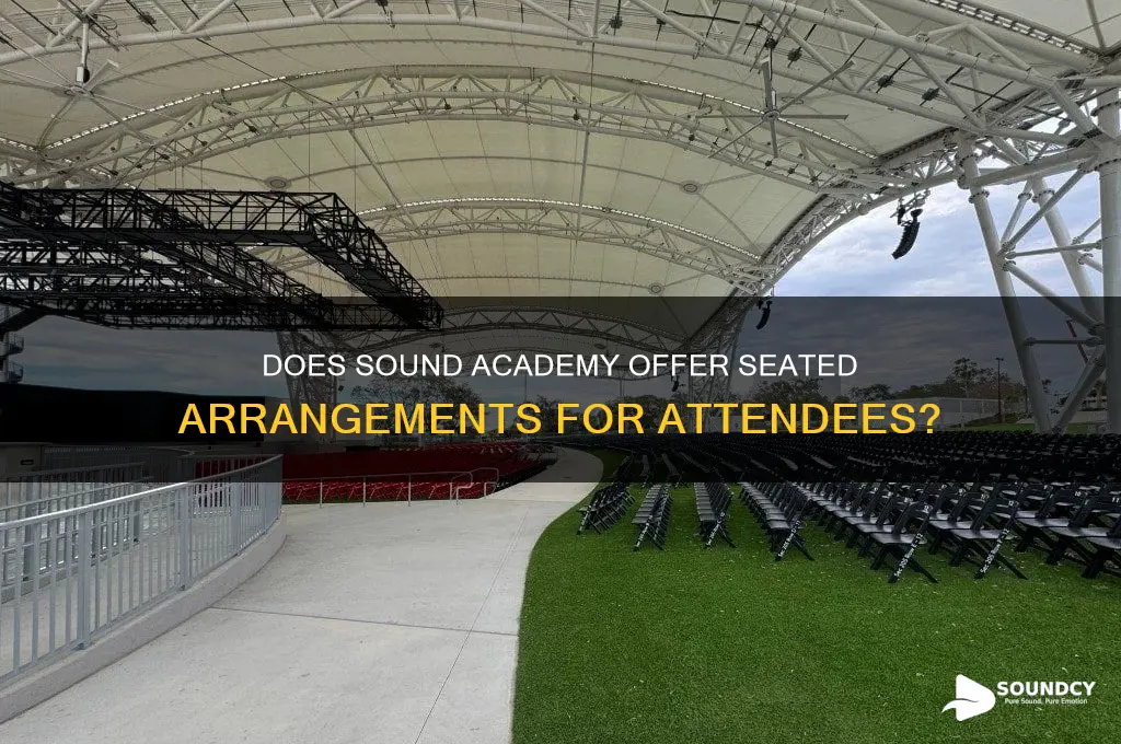 does sound academy have seats