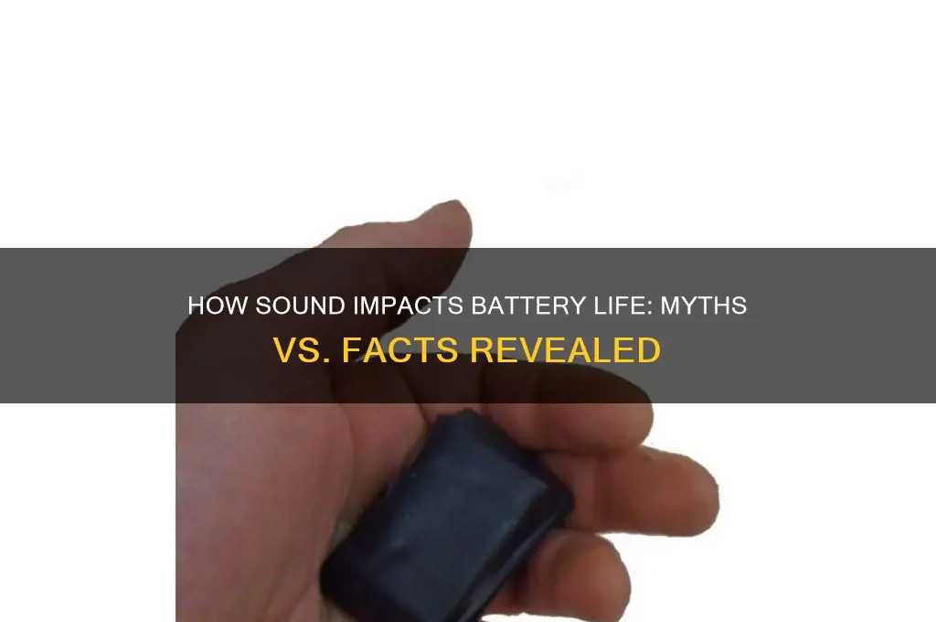 does sound affect battery life