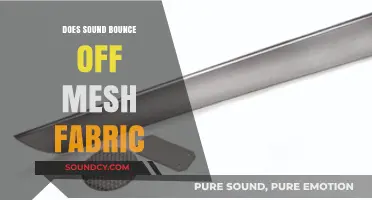 How Sound Interacts with Mesh Fabric