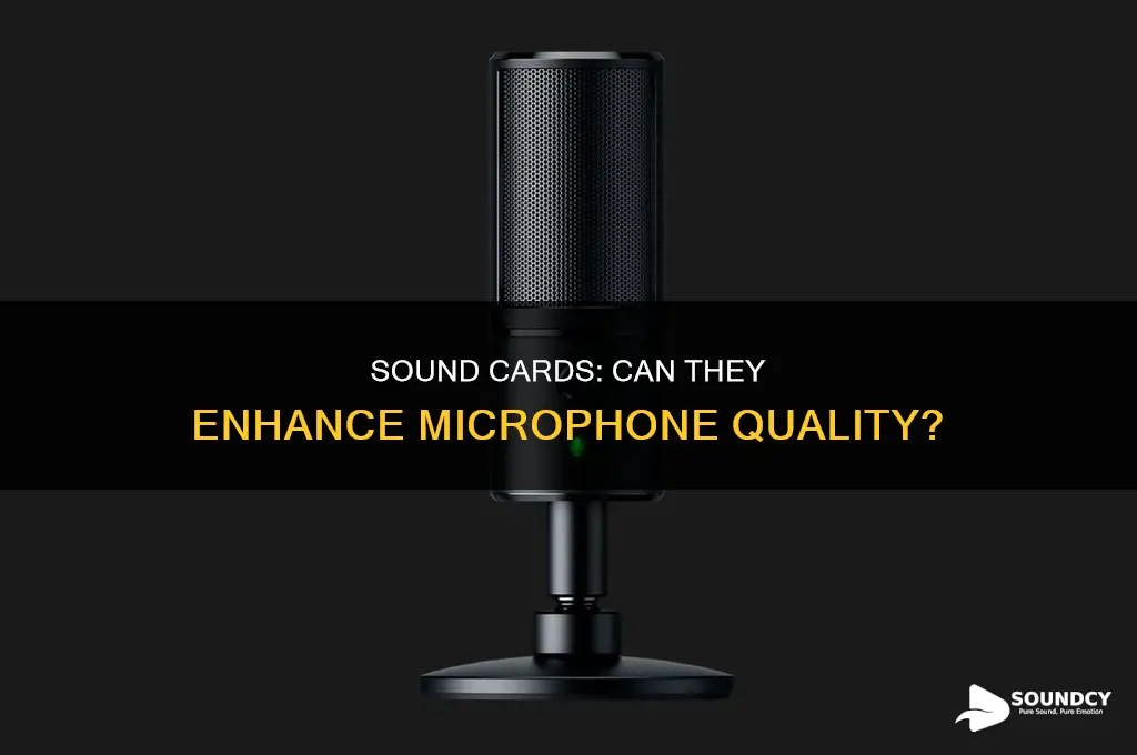 does sound card affect microphone quality