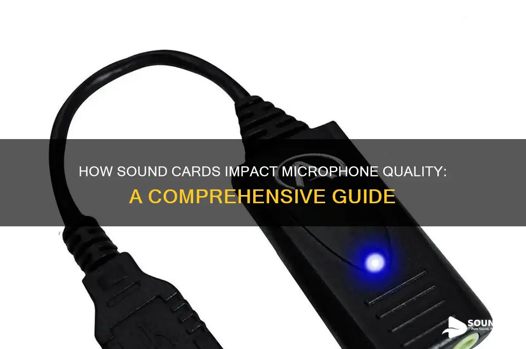 does sound card affect microphone