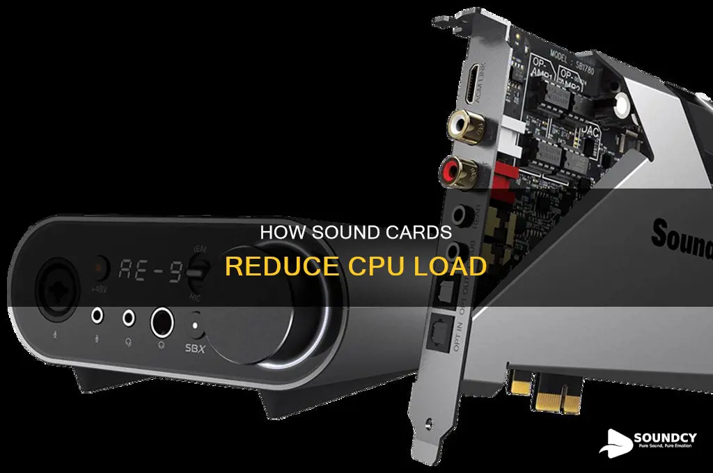 does sound card reduce cpu usage
