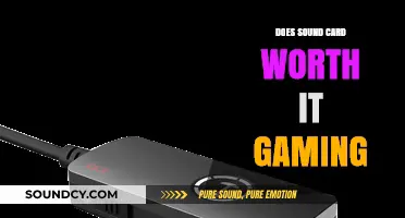 Sound Cards: Enhancing Your Gaming Experience?