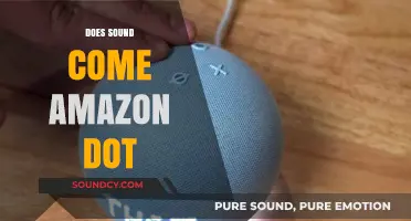 Does Sound Come From Amazon Dot? Exploring Echo Dot's Audio Capabilities