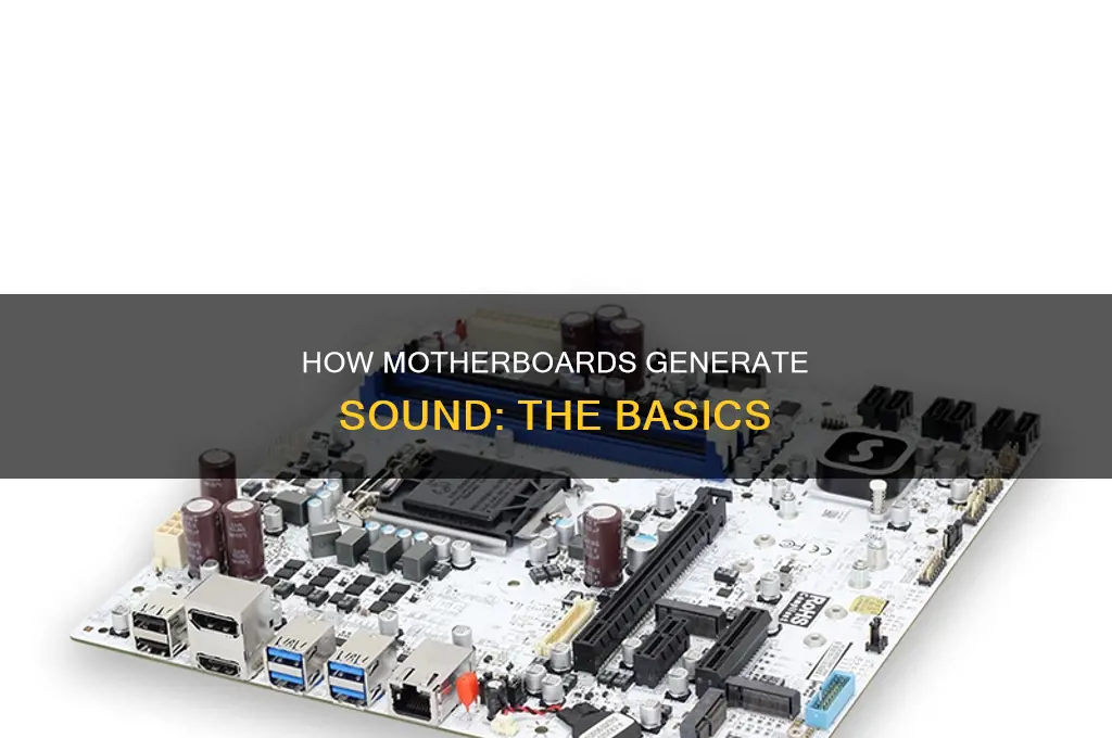 does sound come from the motherboard