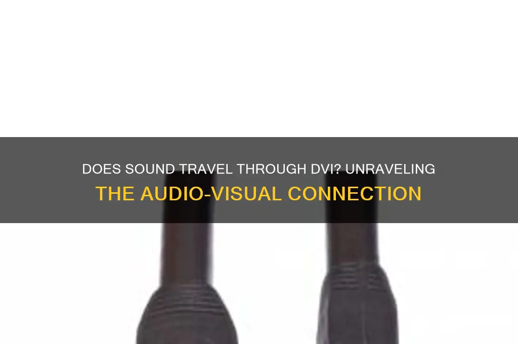 does sound come through dvi