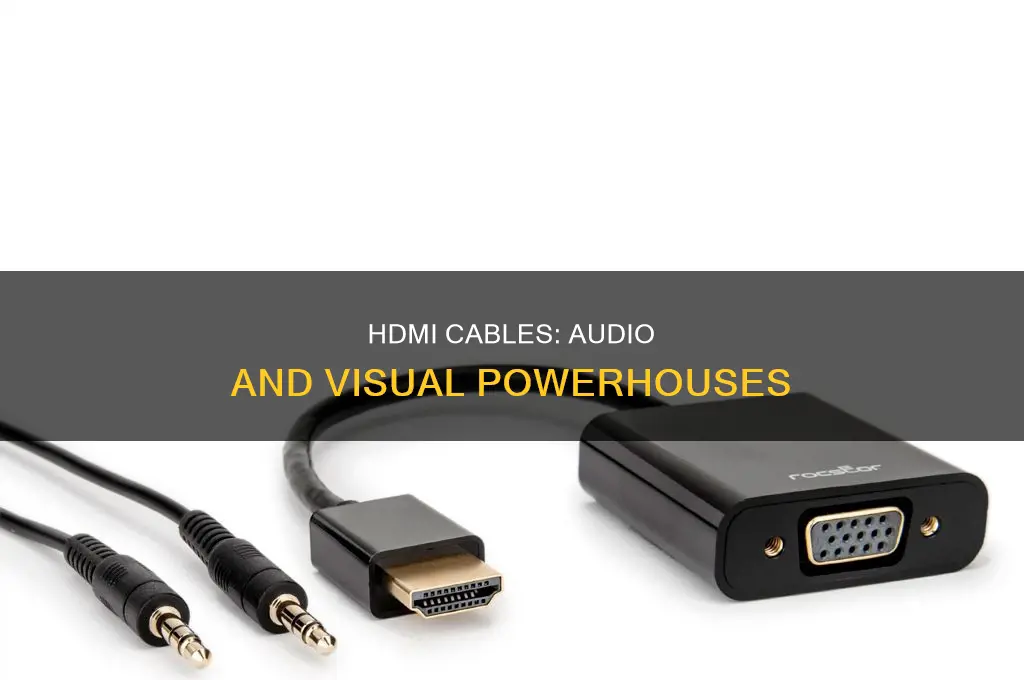 does sound come through hdmi cable