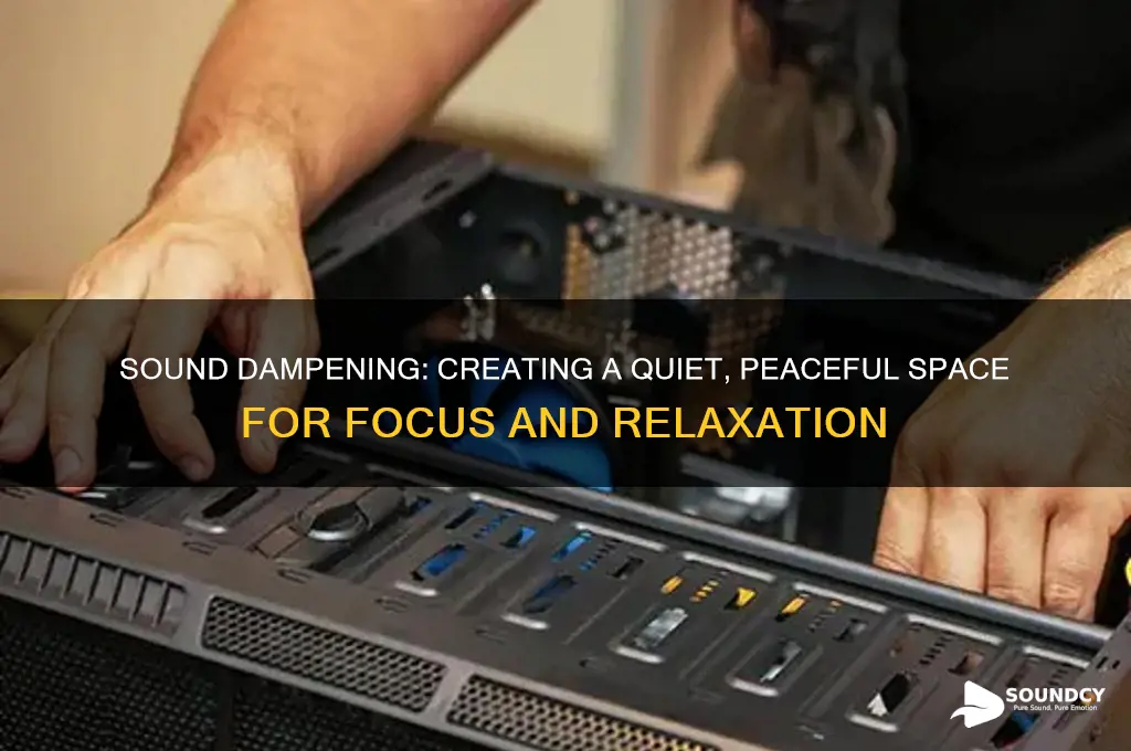 does sound dampening quiet space