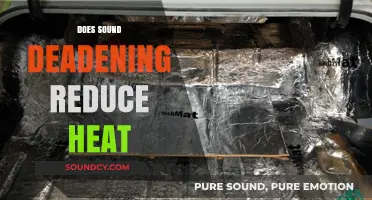 Sound Deadening and Heat Reduction: Uncovering the Thermal Benefits