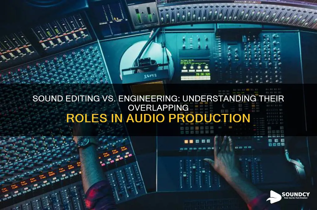 does sound editing fall into the sound engineering realm