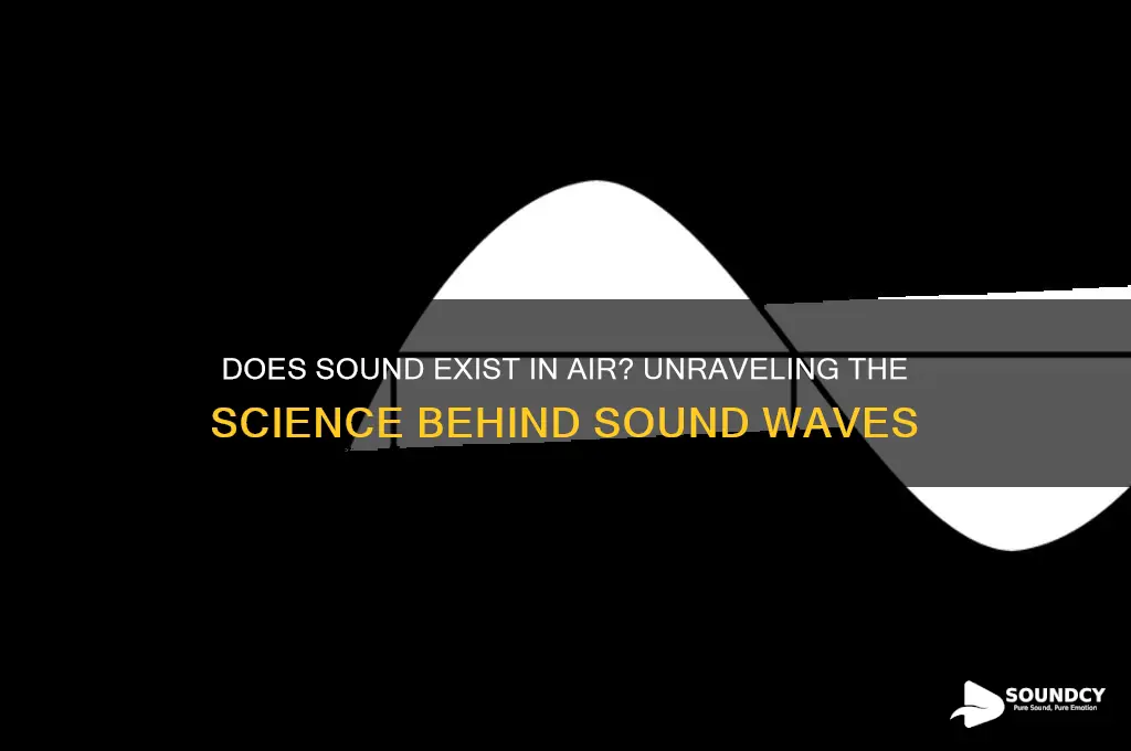 does sound exist in air
