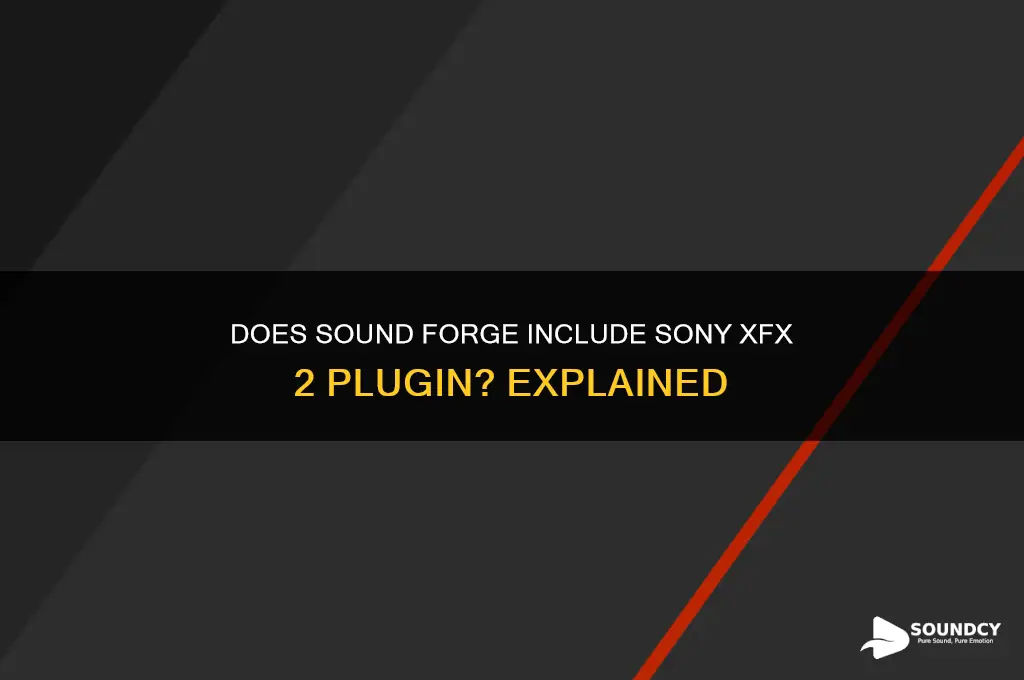 does sound forge come with sony xfx 2 plugin