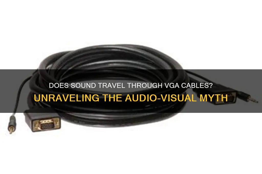 does sound go through vga