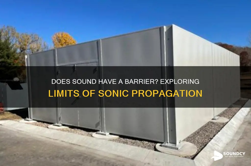 does sound have a barrier
