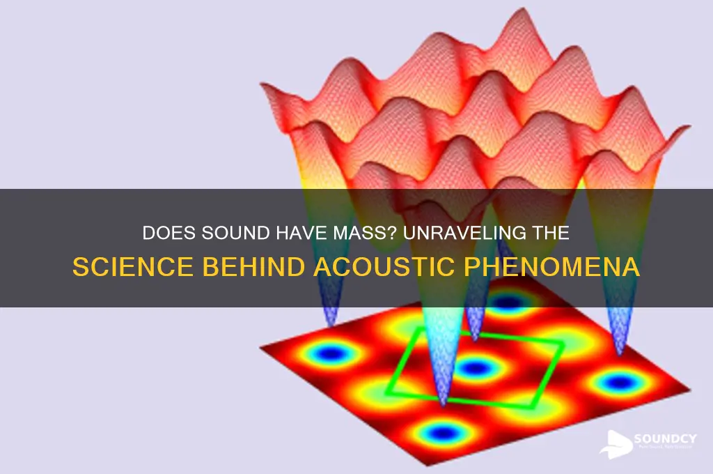 does sound have a mass