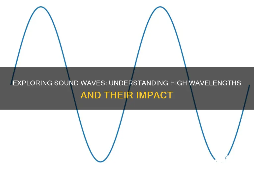 does sound have high wavelength