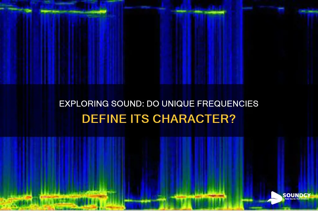 does sound have unique freuency