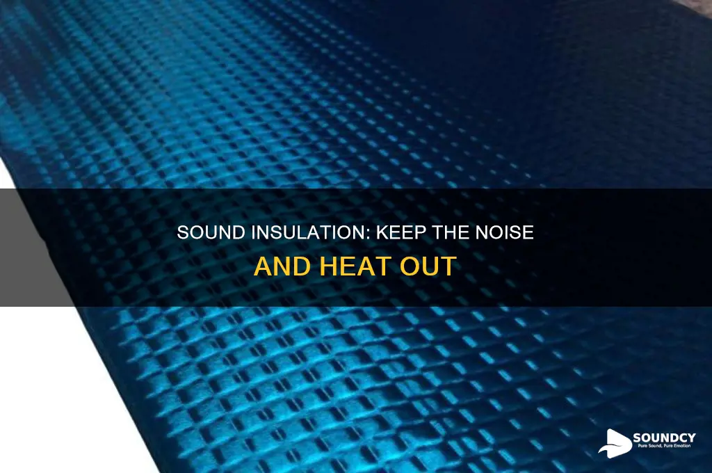 does sound insulation help with heat