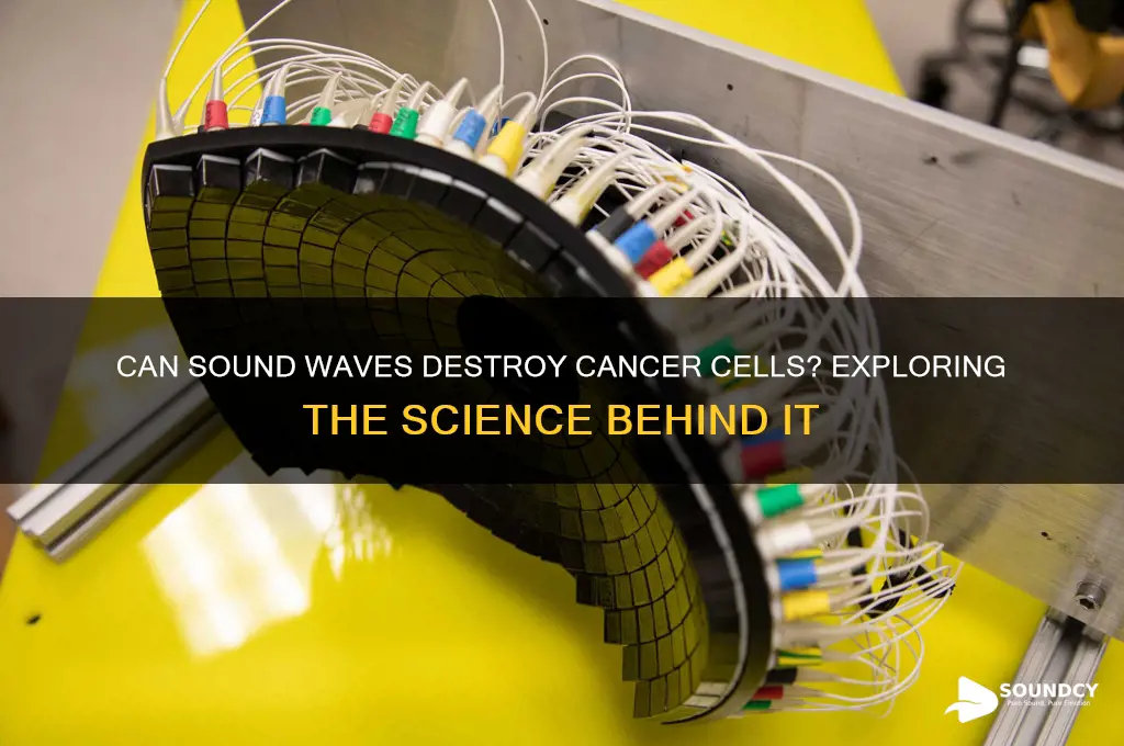 does sound kill cancer cells