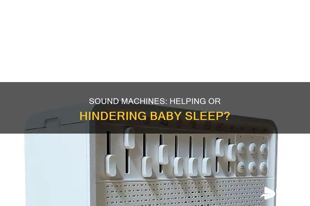 does sound machine help baby sleep