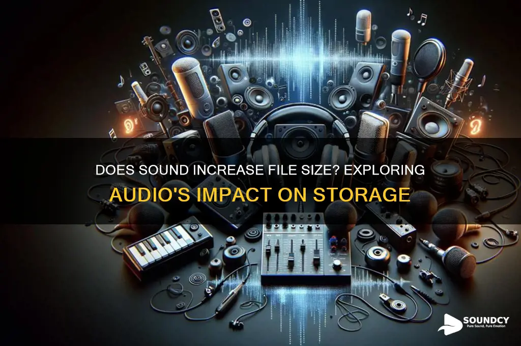 does sound makefile size larger
