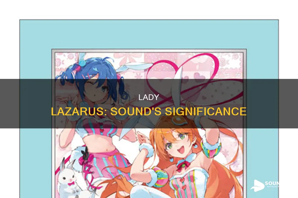 does sound matter in lady lazarus