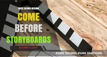 Sound Mixing: Storyboards' Precursor in Filmmaking