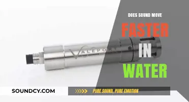 Sound in Water: Faster or Slower?