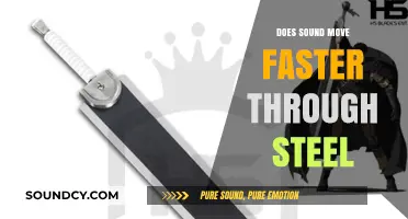 Sound Transmission: Steel's Speed Advantage