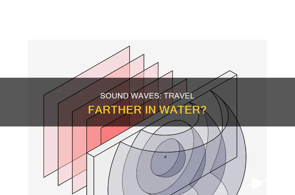 does sound move further through water