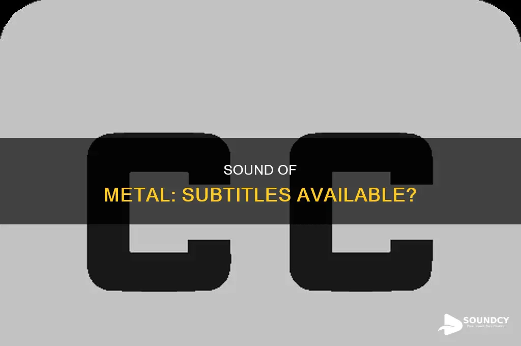 does sound of metal have subtitles