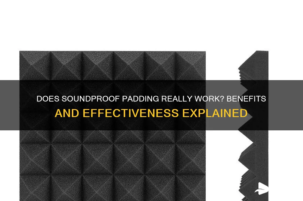 does sound proof padding help