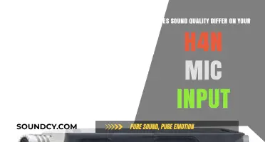 Does Your H4N Mic Input Affect Sound Quality? Find Out Here
