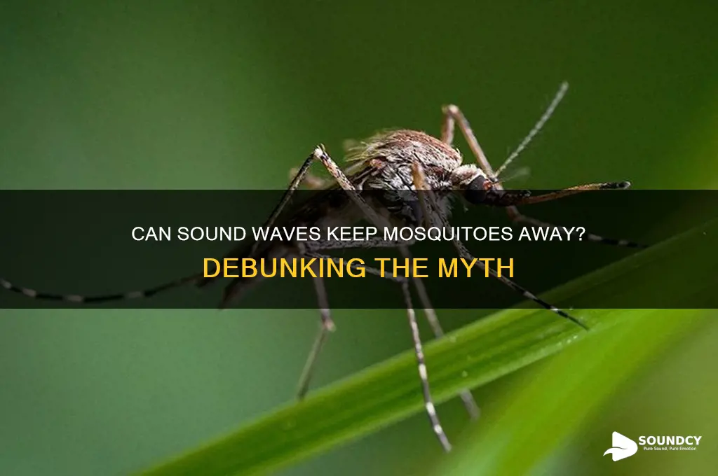 does sound really repel mosquitoes