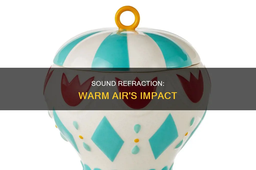 does sound refract towards warm air