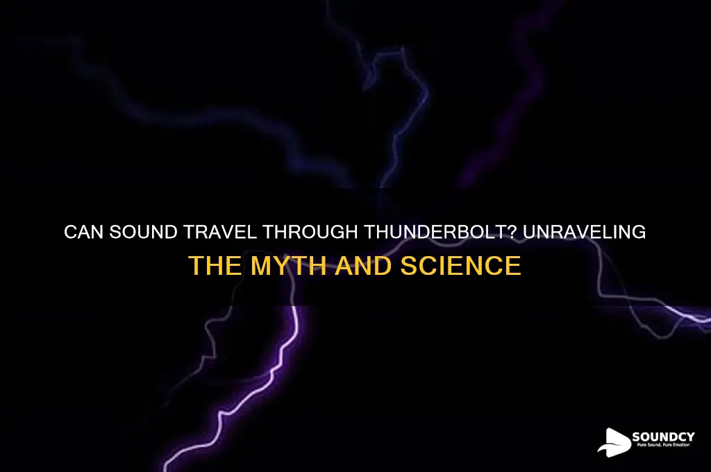 does sound run through thunderbold