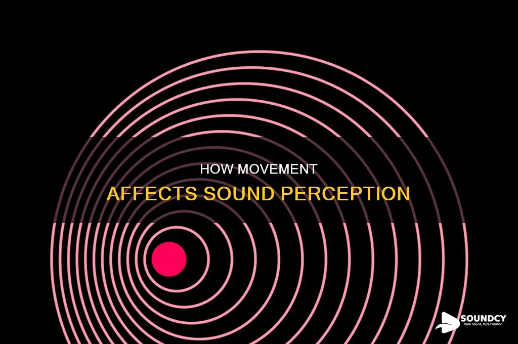 does sound sound higher when moving