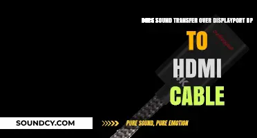 Does Sound Transfer Over DisplayPort to HDMI Cable? Explained