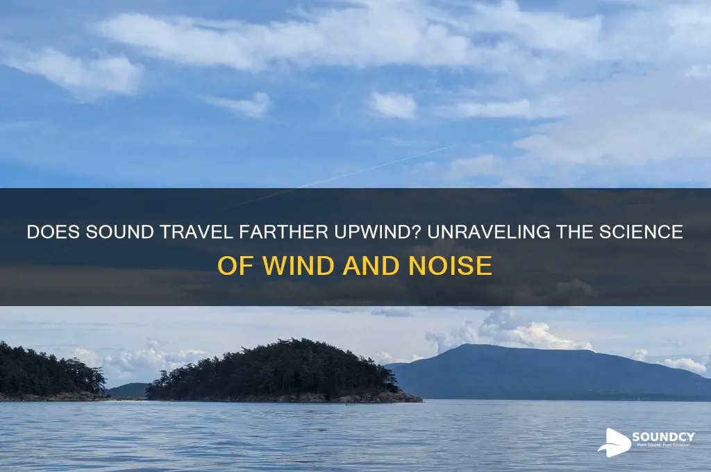 does sound travel farther upwind
