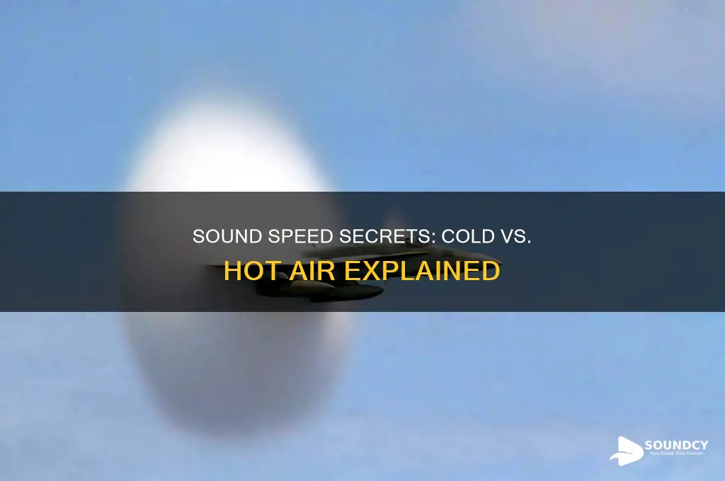 does sound travel faster in cold or hot air