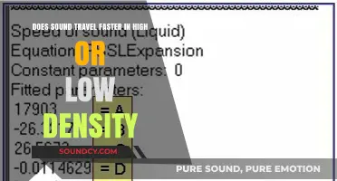 Sound Speed Secrets: High vs. Low Density Explained